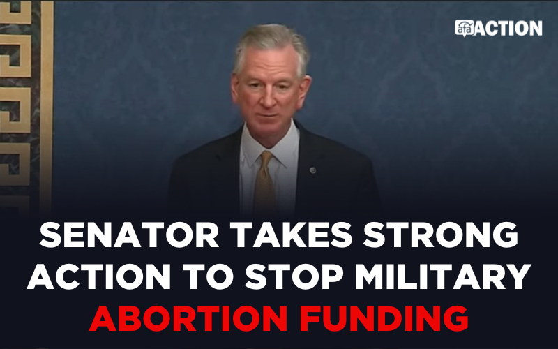 Tell your Senators to stand with Senator Tuberville and stop DoD policy
